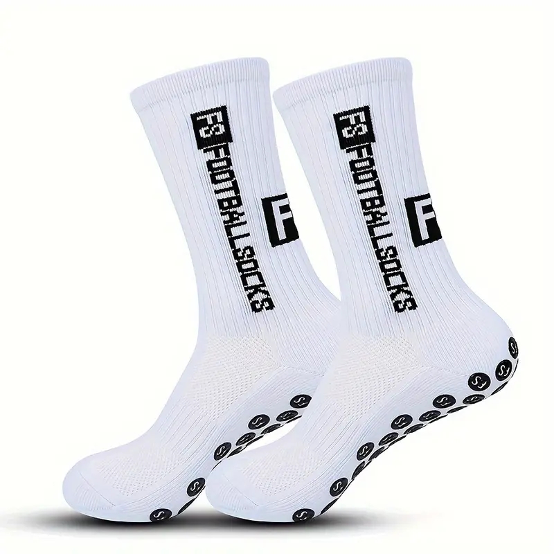Badminton Grip - 快適な通気性のノンスリップサッカーソックス男性女性スポーツソックスランニングサッカーテニスバスケットボールサイクリンググリップソックス