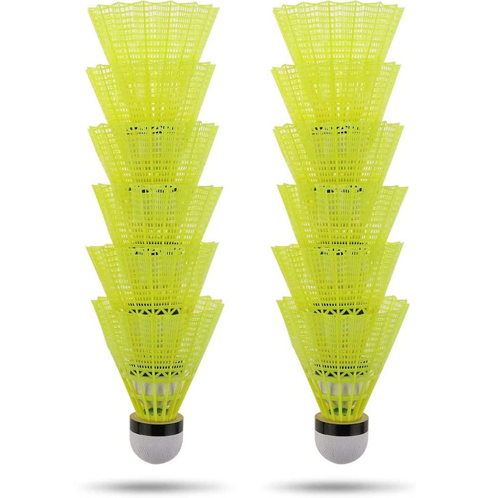 Feather Shuttlecock - 優れた安定性を備えたナイロンバドミントンシャトルコック、屋内および屋外のスポーツトレーニングボール