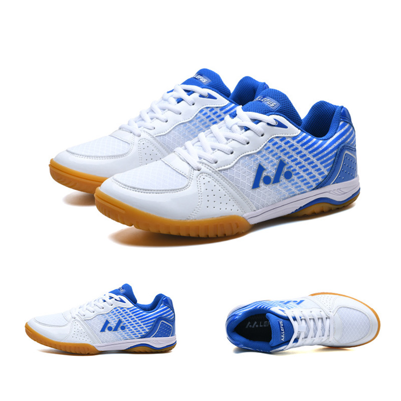 Badminton Shoes Men - LEFUS 品質男性女性のバドミントンシューズサイズ 36-45 アンチスリップ屋内トレーニング卓球スニーカーフィットネススポーツ靴