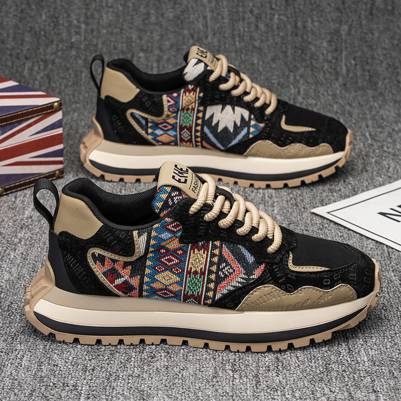 Badminton Shoes - メンズスニーカーデザイナーカジュアルシューズファッションプラットフォームランニングシューズ屋外テニスシューズホット販売ソフト男性加硫靴