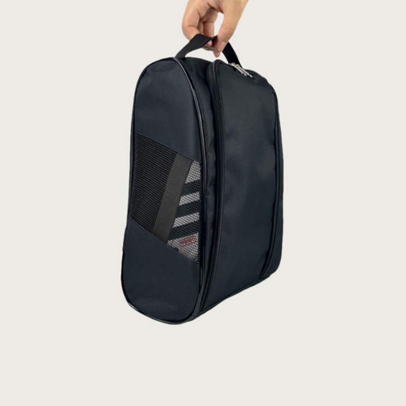 Badminton Bag - ポータブルゴルフシューズバッグオックスフォード布シューズキャリアバッグ通気性軽量ゴルフハンドバッグ防塵サッカーテニスシューズバッグ