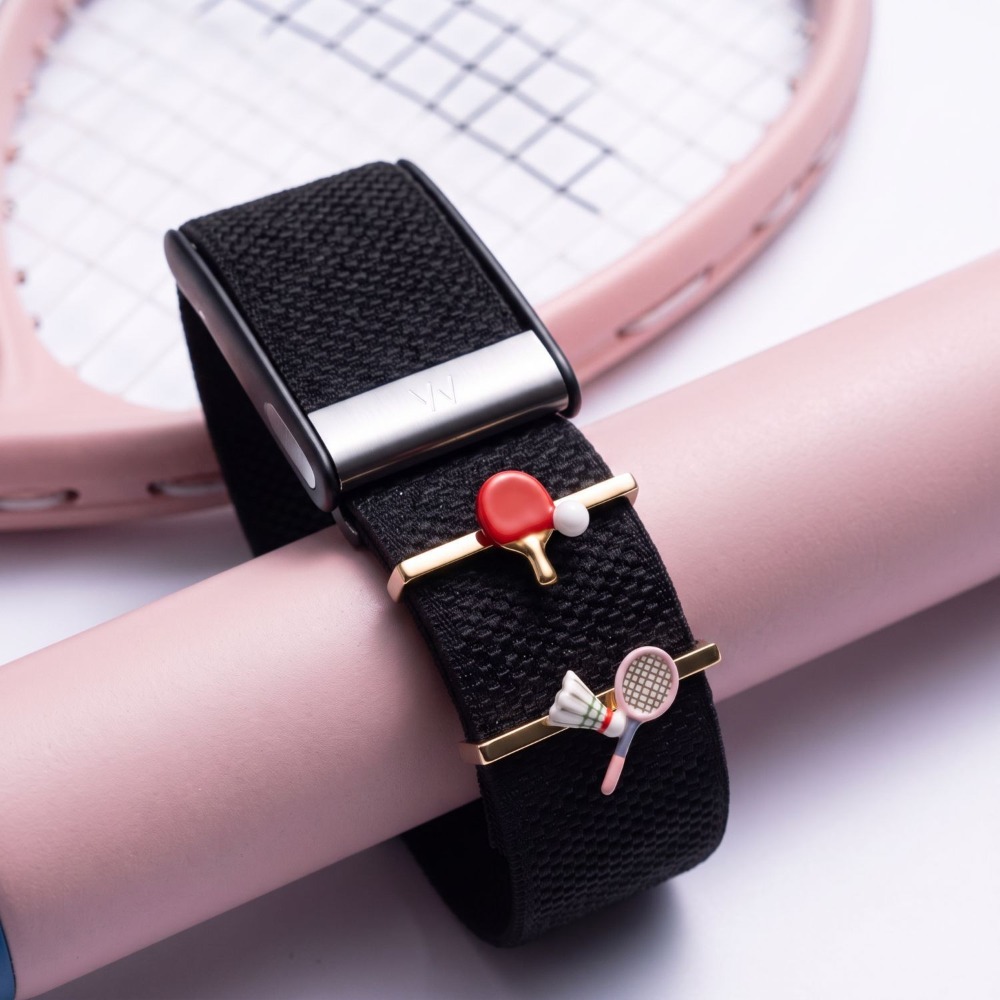 Badminton In English - WHOOPストラップチャーム サッカー バドミントン サーフボード スポーツ DIYアクセサリー