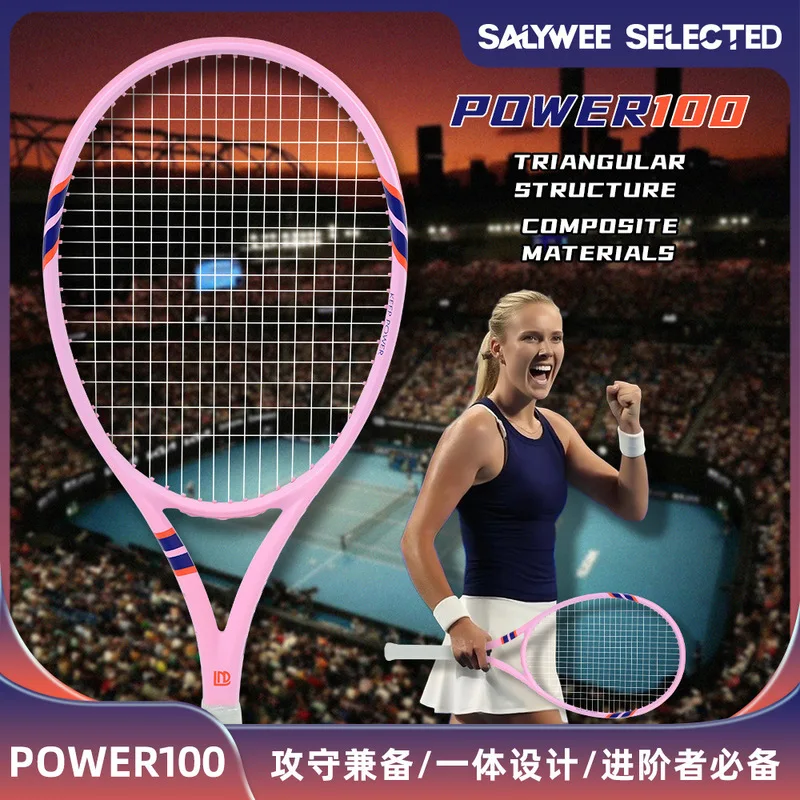 Badminton Racket Carbon - プロ仕様のトレーニング用、耐久性に優れたアルミニウムカーボン製テニスラケット。男性、女性、大学生向け。屋外スポーツ用具。