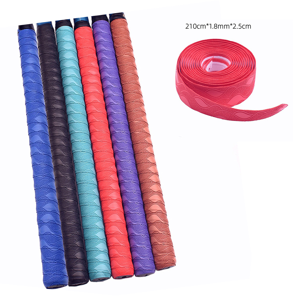 Badminton Grip - 2.1M滑り止めスポーツオーバーグリップテープ テニスオーバーグリップ 汗止めバンド バドミントンラケットグリップ 汗止めバンド 釣り竿バンド