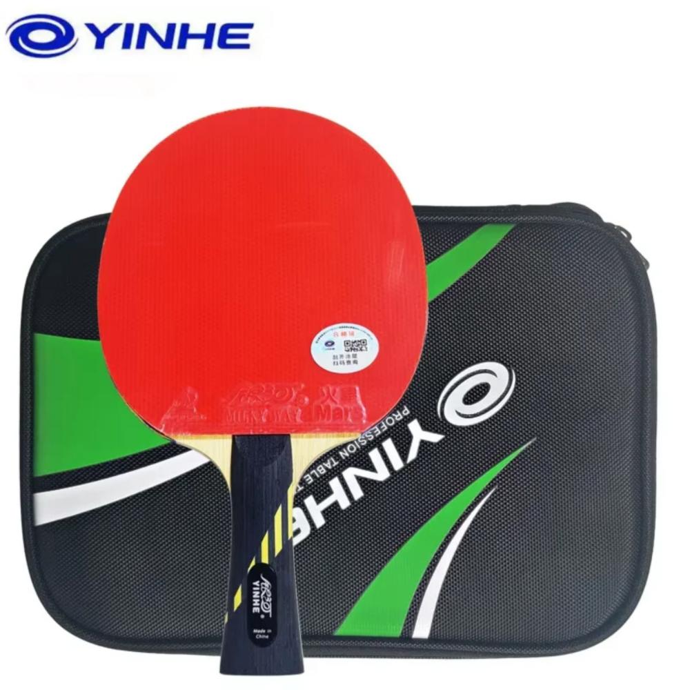 Badminton Racket Carbon - プロフェッショナルインヘ 9 スターテーブルテニスラケット 09B 軽量弾性カーボン攻撃用ピンポンパドル ITTF