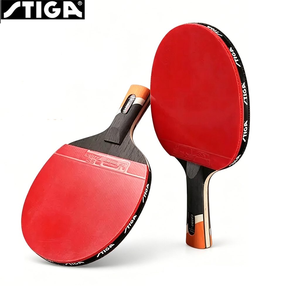 プロフェッショナル STIGA CARBO 6 スターテーブ - Badminton Racket Carbon のレビューと価格
