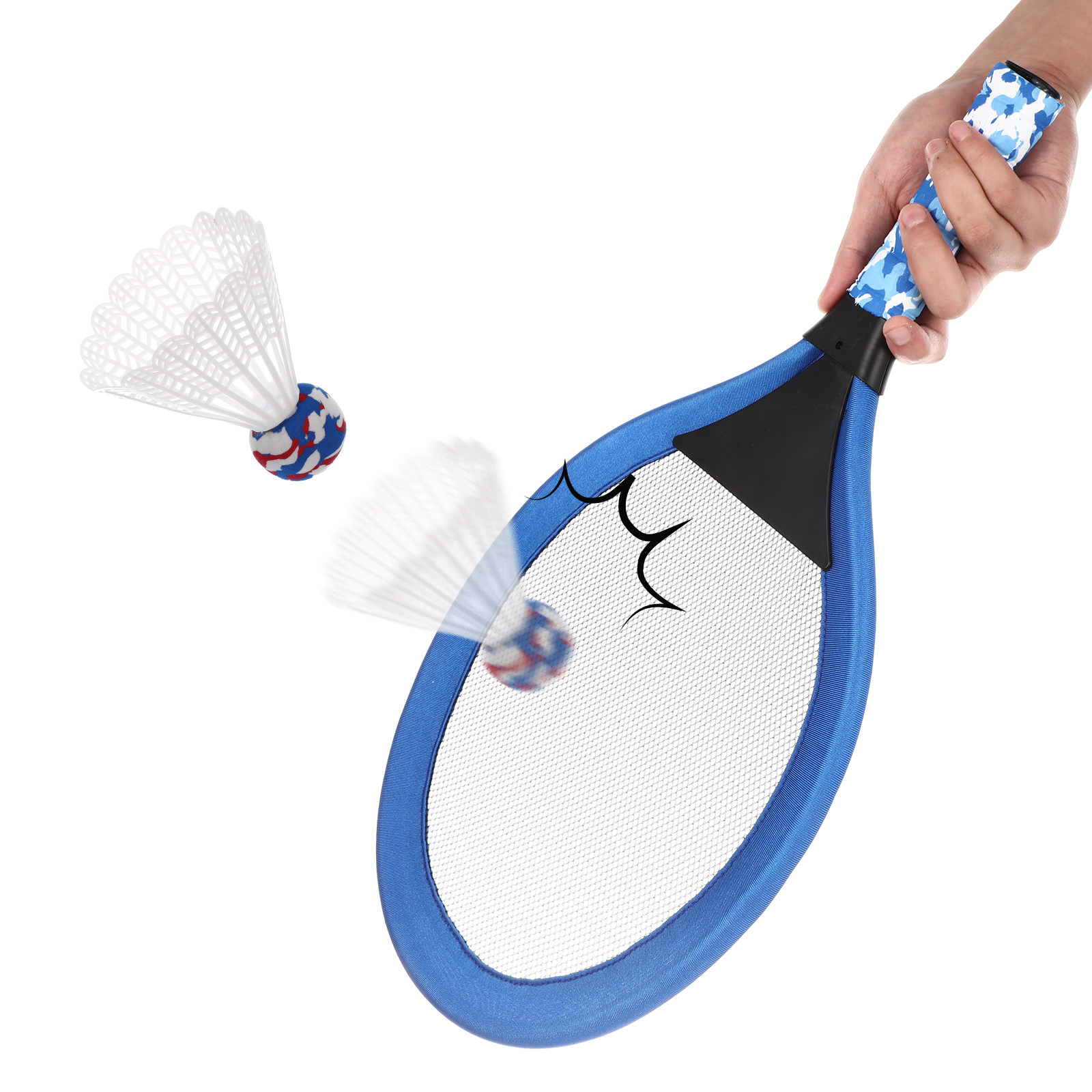 1組の軽量EVA製テニスラケットセット。バドミントン、テニス - Badminton Materi のレビューと価格