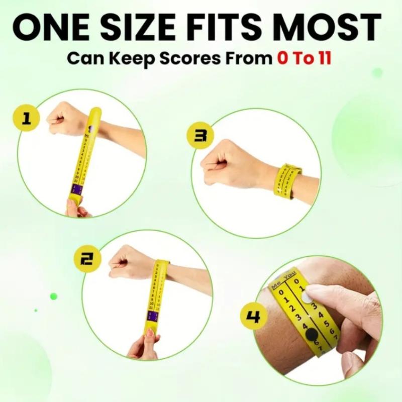 ピックルボール スコアキーパー リストバンド 4 個 クイッ - Badminton Grip のレビューと価格