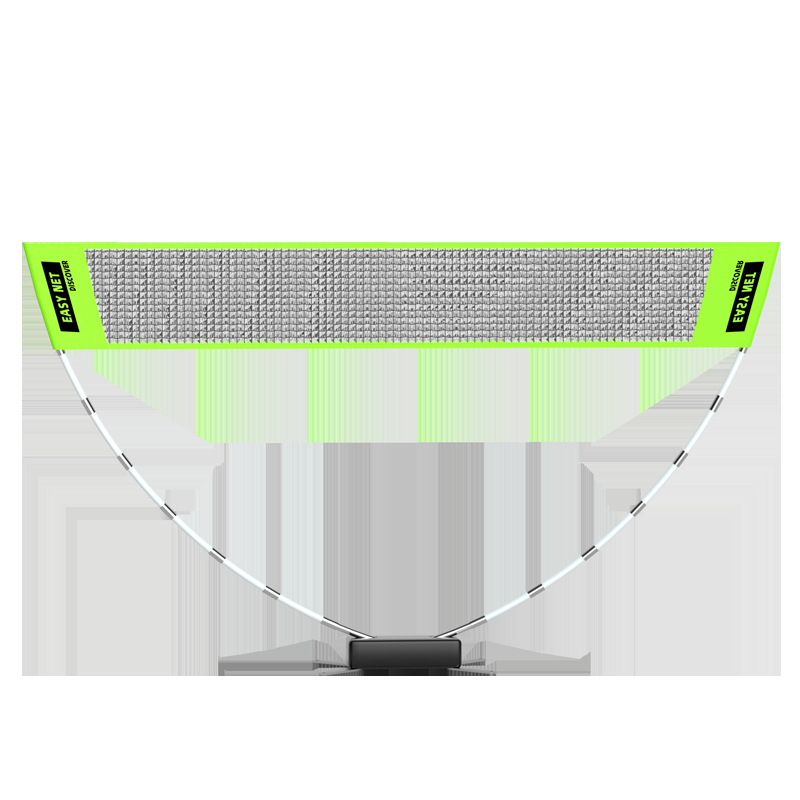 持ち運び可能なバドミントンネットセット。折りたたみ式のスタン - Badminton Net のレビューと価格