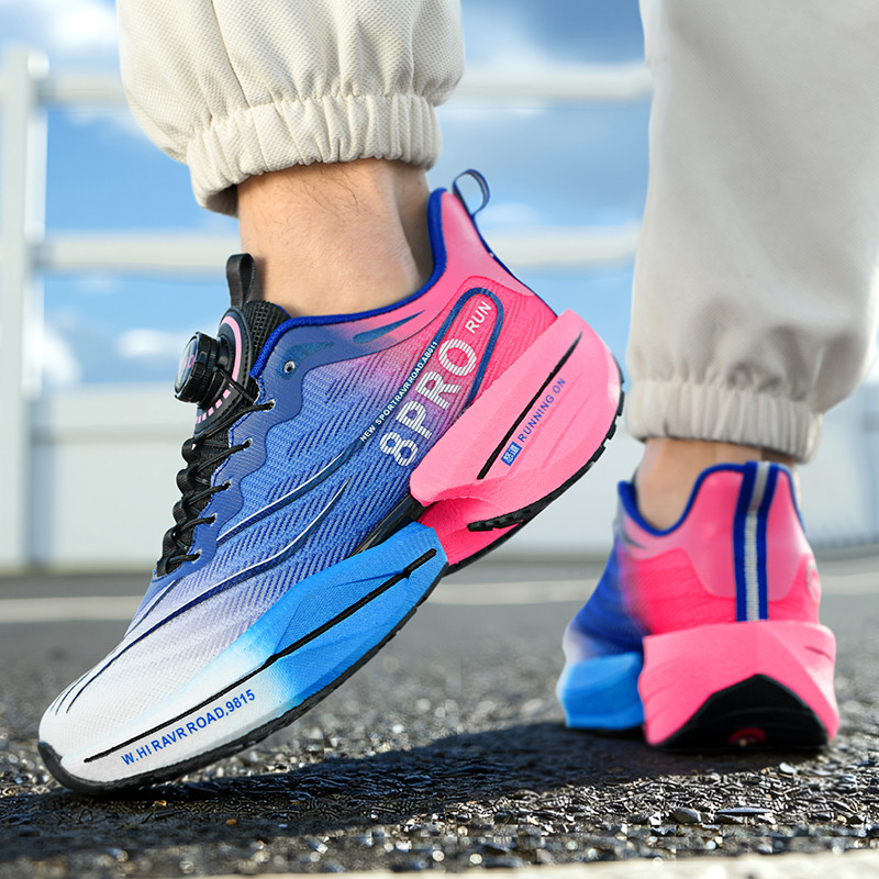 メンズスポーツシューズフルパームカーボンプレートマラソンレー - Badminton Shoes のレビューと価格