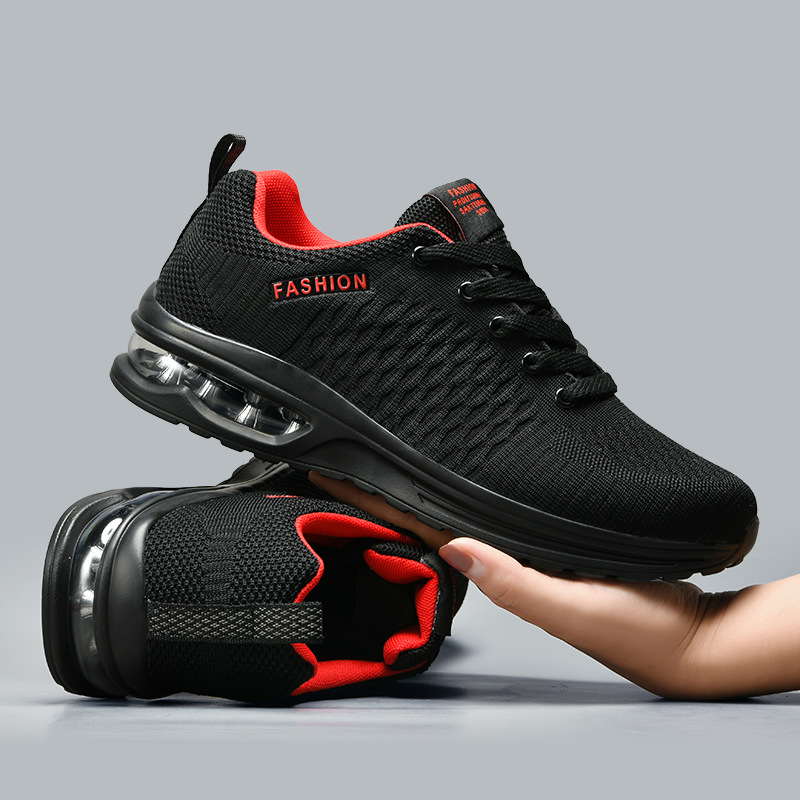 男性ランニングシューズレースアップスニーカーファッション軽量 - Badminton Shoes Men のレビューと価格