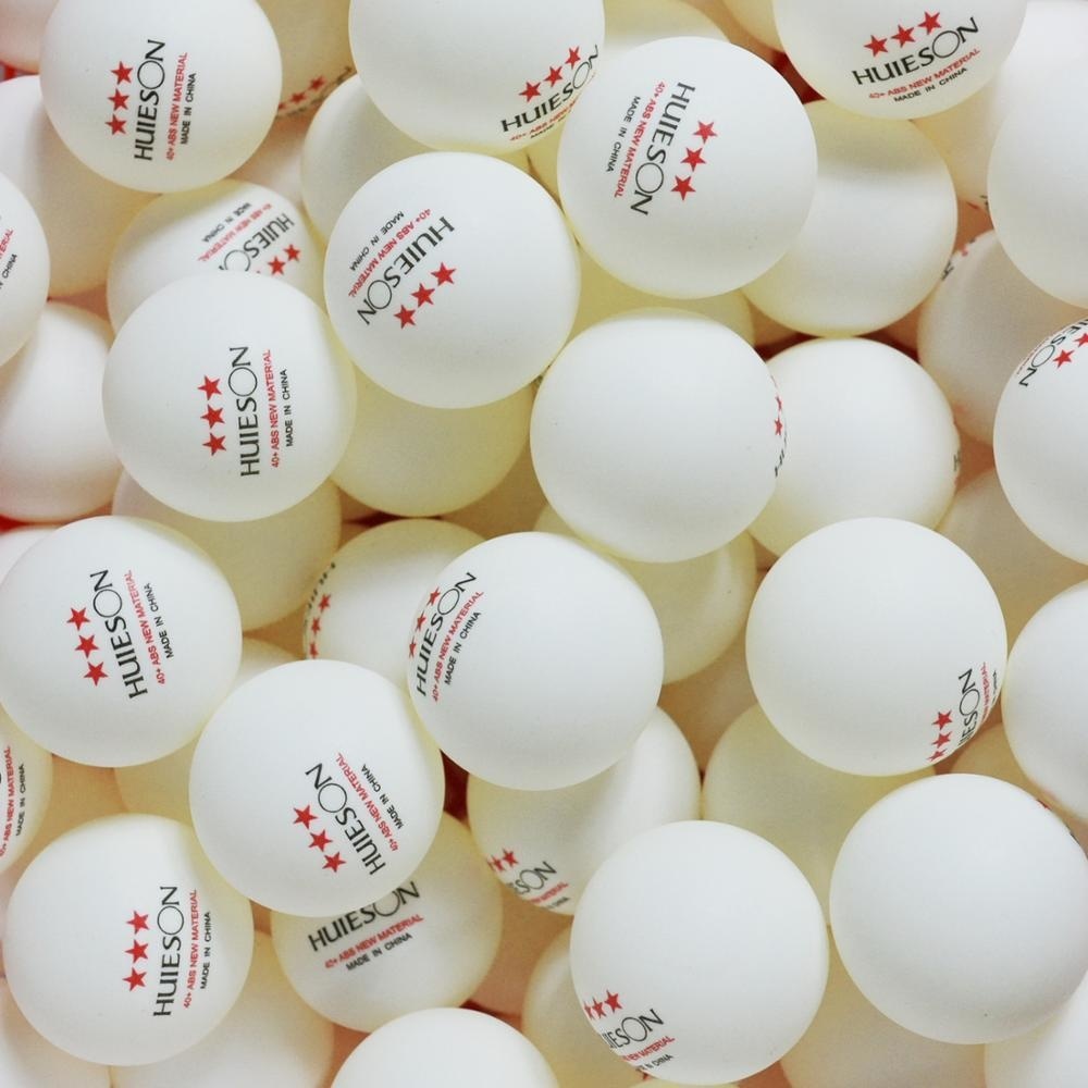 Huieson 30 50 100 英語新素材卓球ボール 3 - Badminton In English のレビューと価格