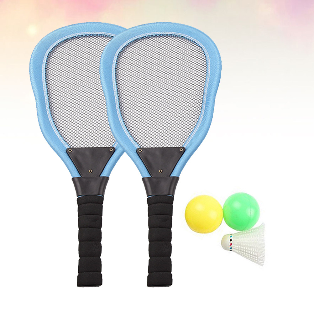 子供向けビーチラケット5本セット。高品質な布製ラケットと、バ - Badminton Grip のレビューと価格