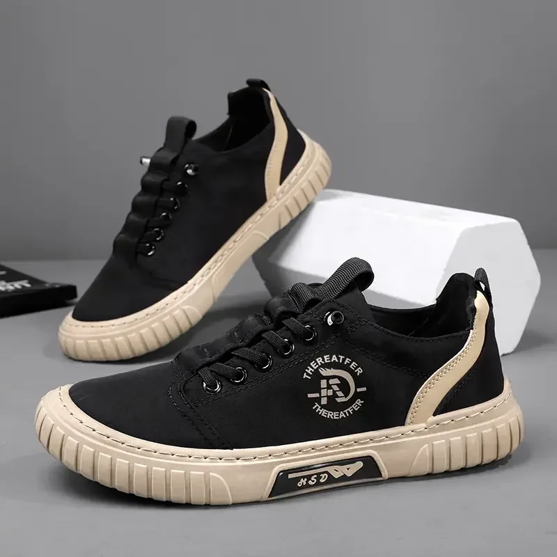 男性カジュアルシューズ通気性黒スニーカーファッション運転ウォ - Badminton Shoes Men のレビューと価格