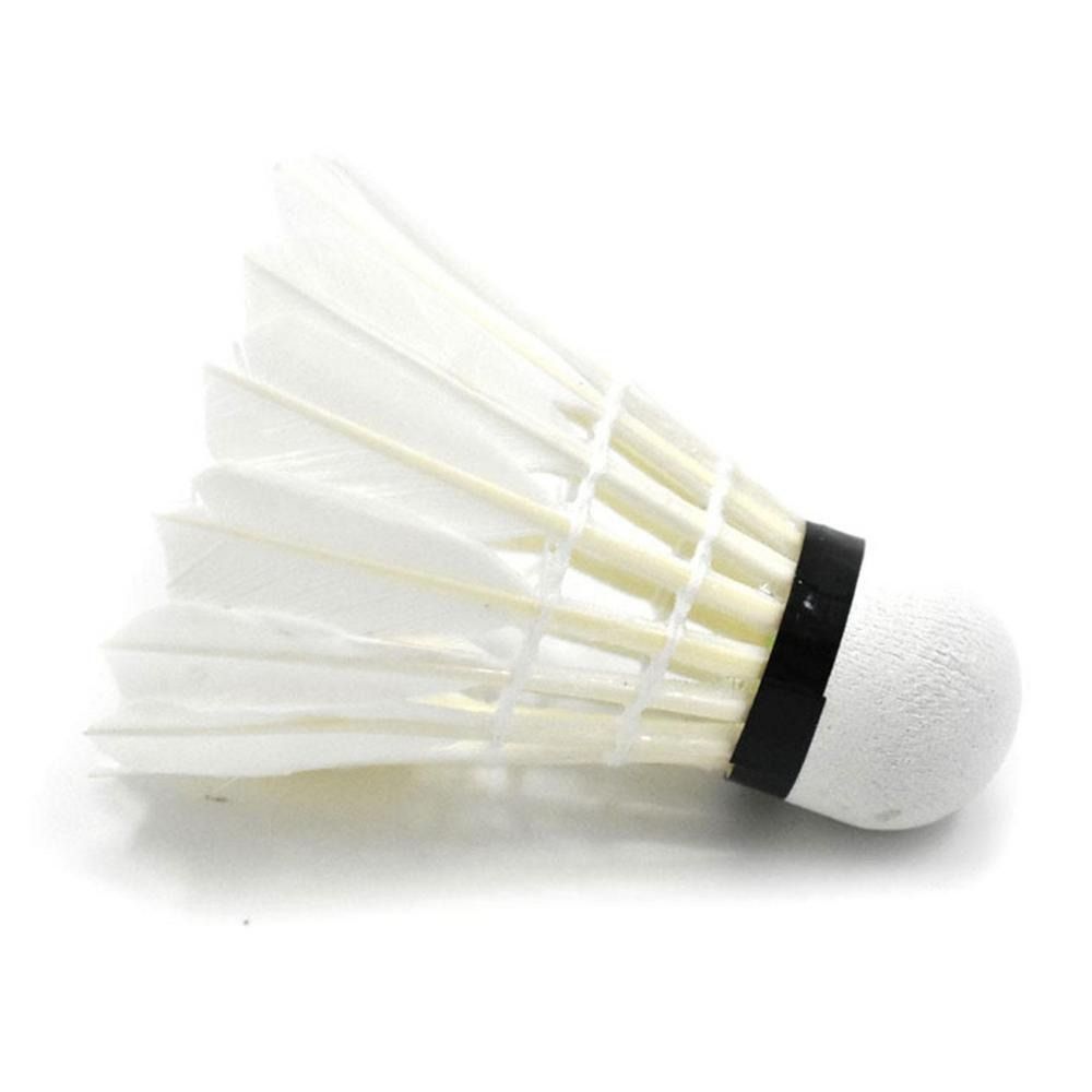新しい白いガチョウの羽バドミントンシャトルコック耐久性のある - Feather Shuttlecock のレビューと価格